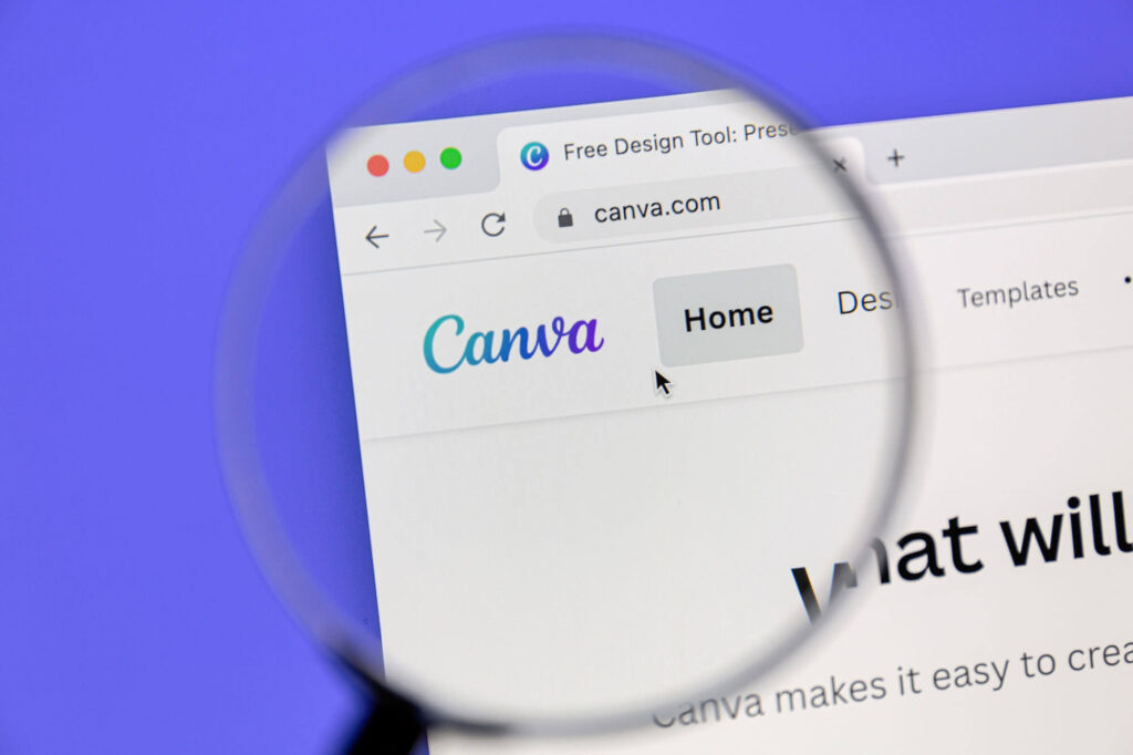 canva strona internetowa